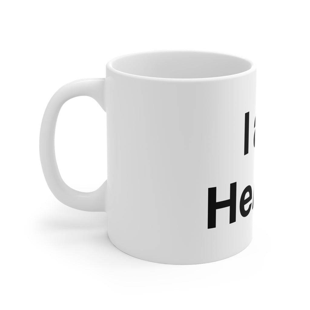 Pronoun Pride Mug — "I am He/She" 11oz Ceramic Coffee Cup