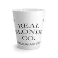 Latte Mug — "Real Blonde Co. Premium Airhead" Ceramic Coffee Cup