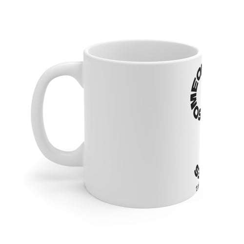 Ceramic Mug — “Someone Else Cares” S-shaped Typography Coffee Cup (11 oz)