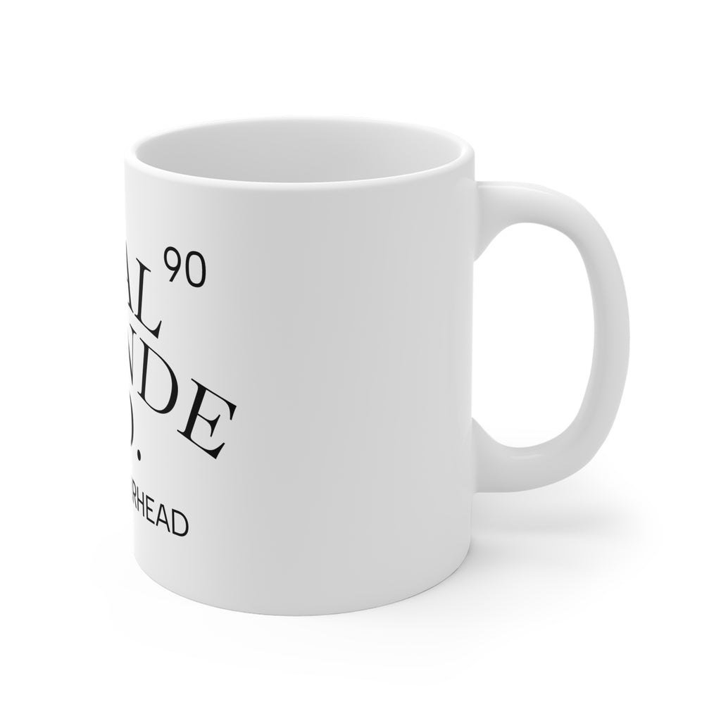 Real Blonde Co. 11oz Ceramic Mug – 'Premium Airhead' Novelty Coffee Cup